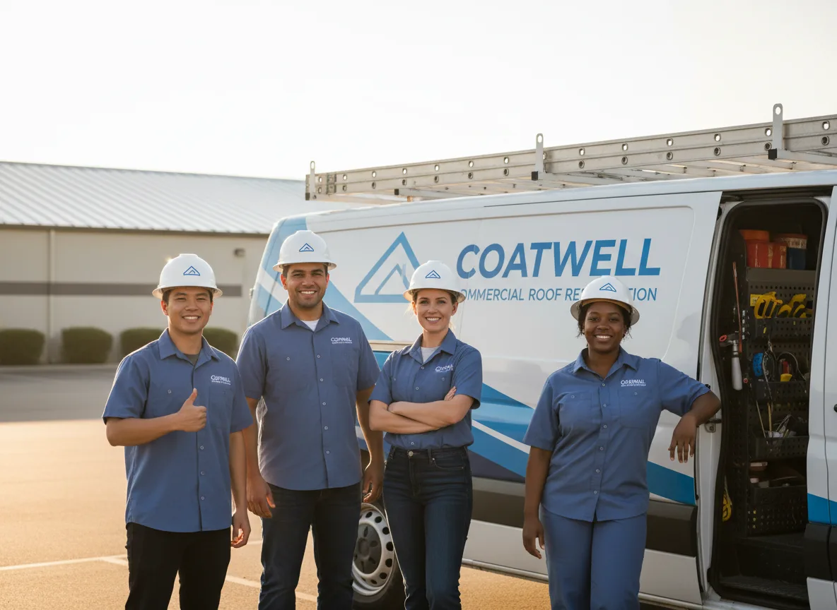 Commercial roof coating company in Dow City, IA